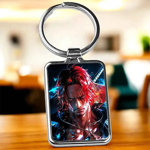 Porte Clé Shanks One Piece illustré à la main en Anjou