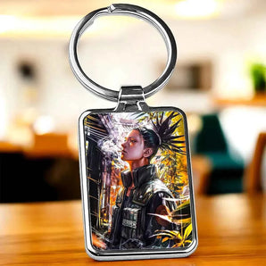 Porte Clé Shikamaru Naruto illustré à la main en Anjou