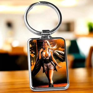 Porte Clé Tsunade Naruto illustré à la main en Anjou