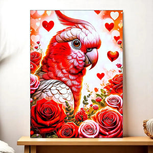 Tableau Perroquet Rose