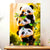 Tableau 3 petits Pandas