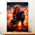 Affiche Bakugo My Hero Academia illustrée à la main en Anjou