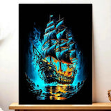 Tableau Bateau Pirate