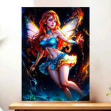 Affiche Bloom Winx illustrée à la main en Anjou
