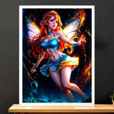 Cadre Blanc Bloom Winx illustré à la main en Anjou