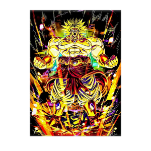 Toile Broly Dragon Ball illustré à la main en Anjou