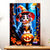 Affiche Chat Halloween