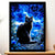 Cadre Noir Chat Noir