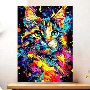 Affiche Chat Pop Art
