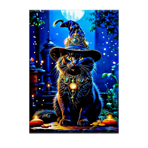 Poster Chat Sorcier