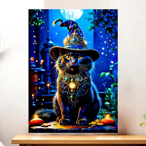 Affiche Chat Sorcier