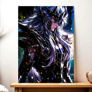 Tableau Gémeau Dark Saint Seiya illustré à la main en Anjou