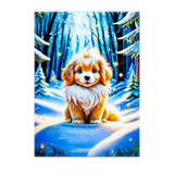 Poster Chien Neige
