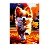 Poster Chien Roux illustré à la main en Anjou