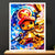 Cadre Blanc Chopper One Piece illustré à la main en Anjou