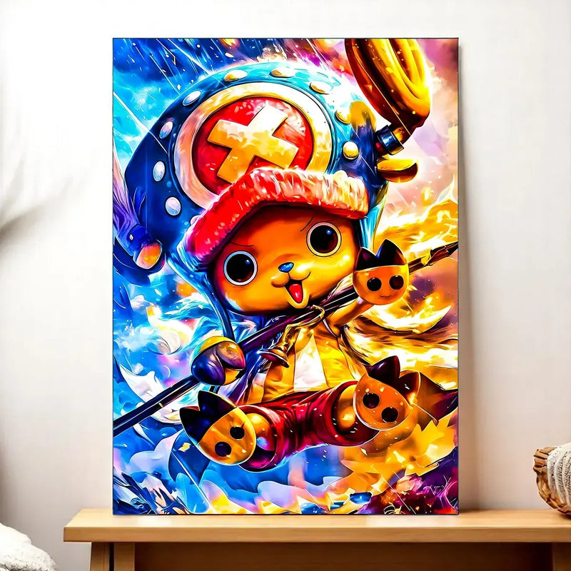Tableau Chopper One Piece illustré à la main en Anjou