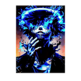 Poster Dabi My Hero Academia illustré à la main en Anjou