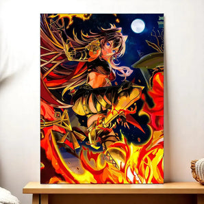 Tableau Dehya Genshin Impact illustré à la main en Anjou
