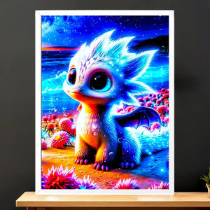 Cadre Blanc Dragon Blanc