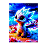 Poster Dragon Blanc