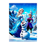 Poster Elsa illustré à la main en Anjou