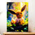 Affiche Evoli Pokémon illustrée à la main en Anjou