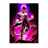 Poster Freezer Dragon Ball illustré à la main en Anjou