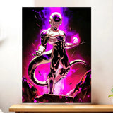 Affiche Freezer Dragon Ball illustrée à la main en Anjou