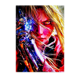 Poster FullMetal Alchemist illustré à la main en Anjou