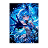 Poster Furina Genshin Impact illustré à la main en Anjou