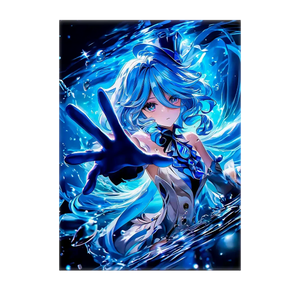 Poster Furina Genshin Impact illustré à la main en Anjou