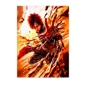 Poster Gaara Naruto illustré à la main en Anjou