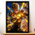 Cadre Noir Genos One Punch Man illustré à la main en Anjou