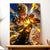 Tableau Genos One Punch Man illustré à la main en Anjou