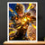 Cadre Blanc Genos One Punch Man illustré à la main en Anjou