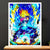 Cadre Blanc Gohan SSJ2 Dragon Ball Z illustré à la main en Anjou
