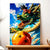 Toile Goku Shenron Dragon Ball illustrée à la main en Anjou