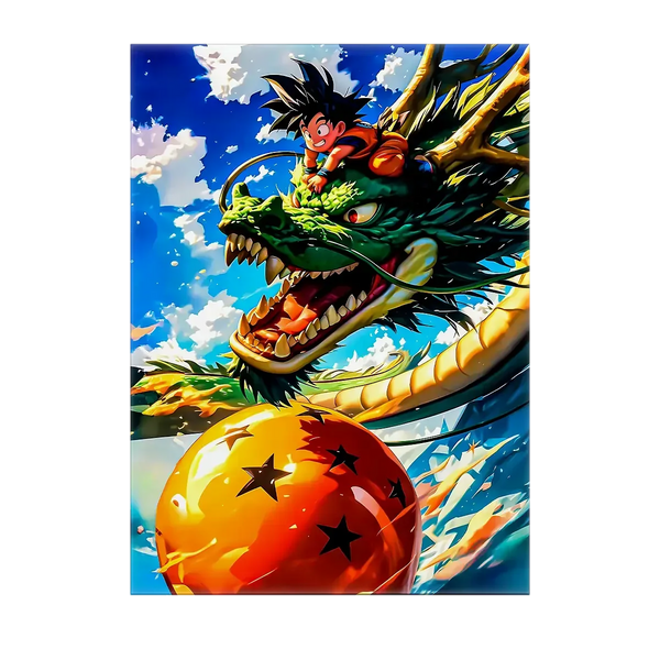 Tableau Goku Shenron – 10x15 cm