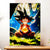 Affiche Goku Enfant Dragon Ball illustrée à la main en Anjou