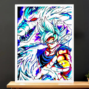 Cadre Blanc Goku MUI