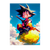 Poster Goku Nuage Magique Dragon Ball illustré à la main en Anjou