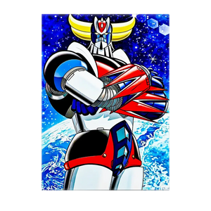 Poster Goldorak illustré à la main en Anjou