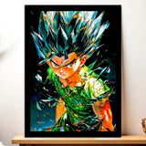 Cadre Noir Gon Hunter x Hunter illustré à la main en Anjou