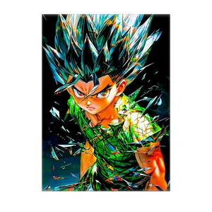 Poster Gon Hunter x Hunter illustré à la main en Anjou