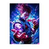 Poster Hisoka Hunter x Hunter illustré à la main en Anjou