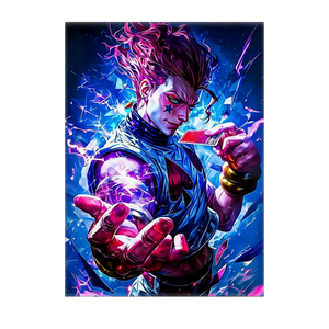 Poster Hisoka Hunter x Hunter illustré à la main en Anjou