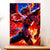 Affiche Ikki du Phénix Saint Seiya illustrée à la main en Anjou
