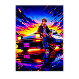 Poster Initial D illustré à la main en Anjou