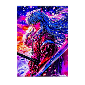 Poster Inuyasha illustré à la main en Anjou