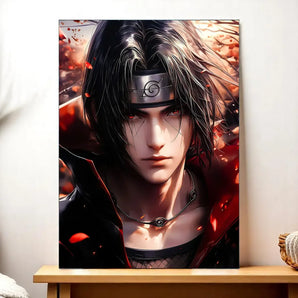 Tableau Itachi Naruto illustré à la main en Anjou